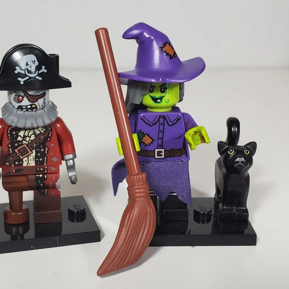 Lego Series 14 Monsters Minifigures Frankenstein Rocker Pirate Witch Plant Tiger
